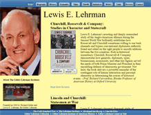 Tablet Screenshot of lewiselehrman.com
